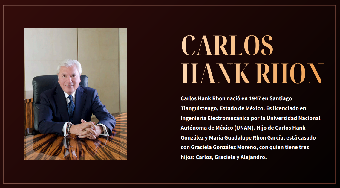 ¿Quién es Carlos Hank Rhon?